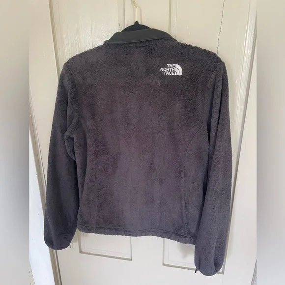 The North Face Black Teddy Jacket Cozy Fleece Stand-Up Collar Zip Up NWOT Active - Picture 12 of 14